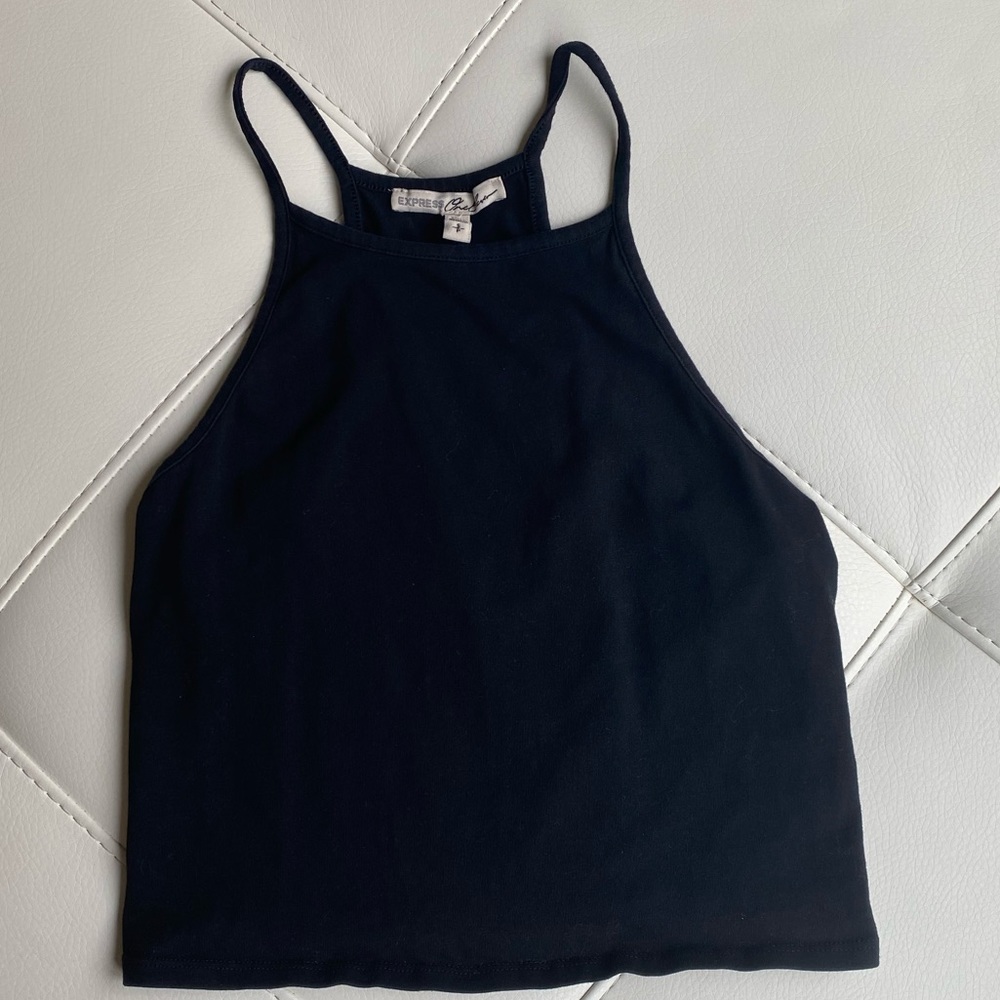 Express high neck tank top.